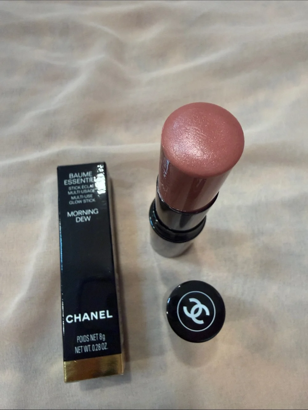 chanel baume essentiel multi-use glow stick in morning dew